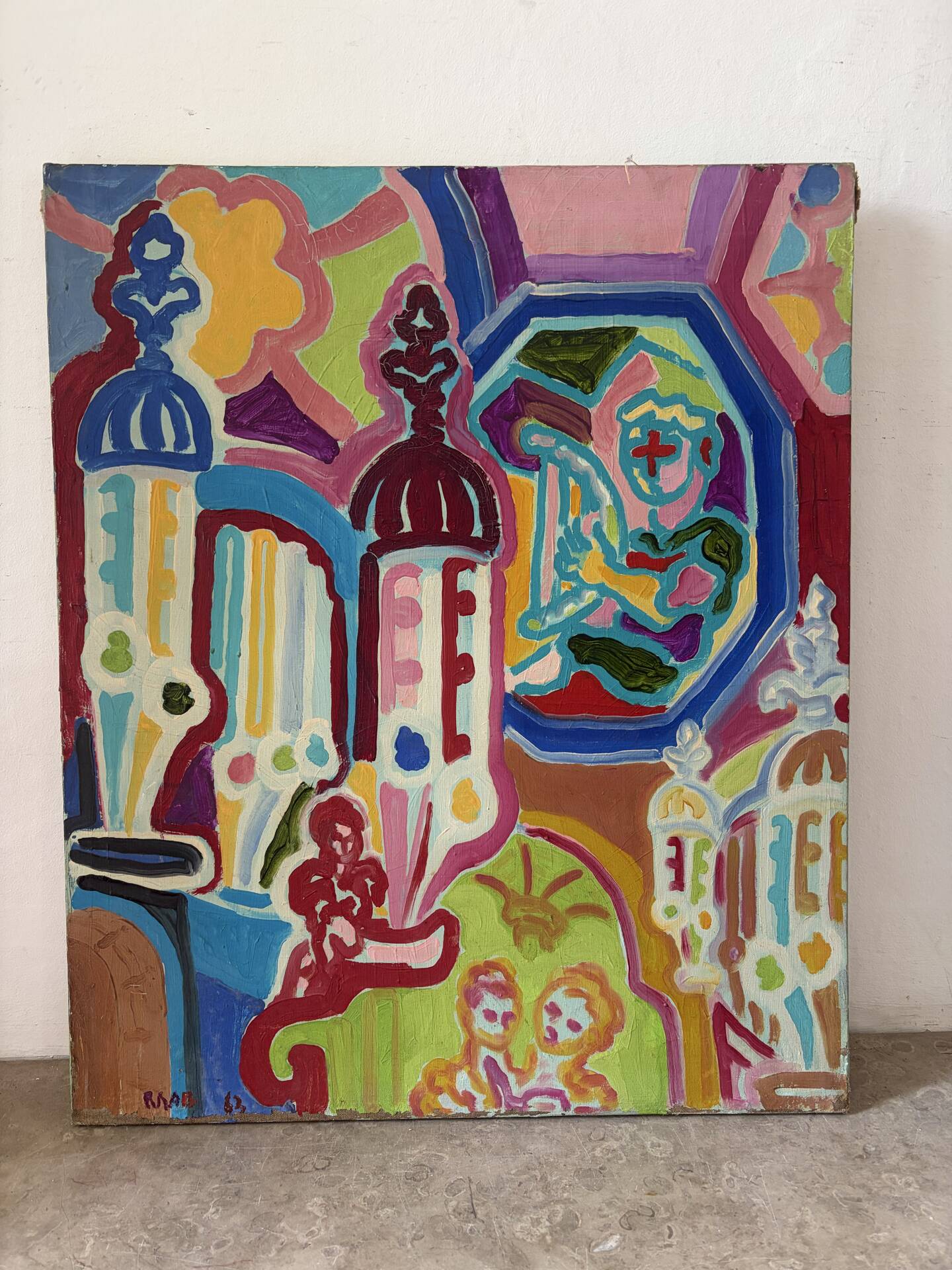Composition animée des personnages, Evelyn Raab (1939-1974)