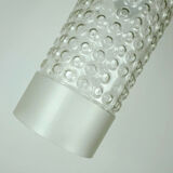 Cylindrical staff lamps pendant light bubble glass etched glass design rolf krueger 1967