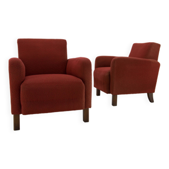 Ensemble de deux fauteuils Art Déco par Halabala pour UP Zavody, 1930s