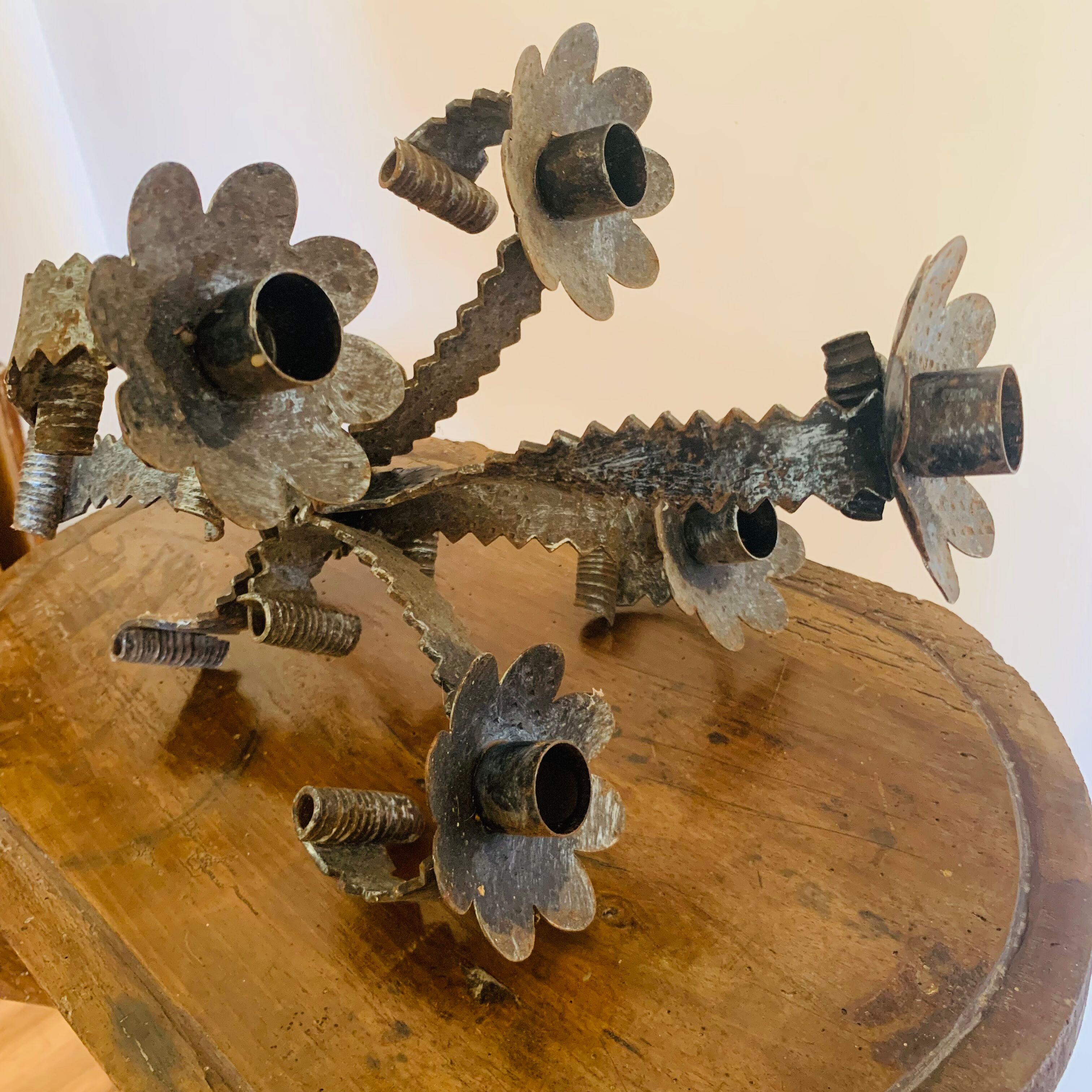 Wrought iron chandelier