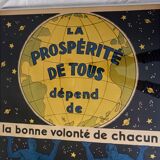 1920 poster "The prosperity of all depends on the goodwill of each" -