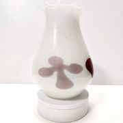 White Murano Glass Vase attr. to Dino Martens for Aureliano Toso