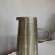 Pottery pitcher vase faux wood decor 1970 to identify