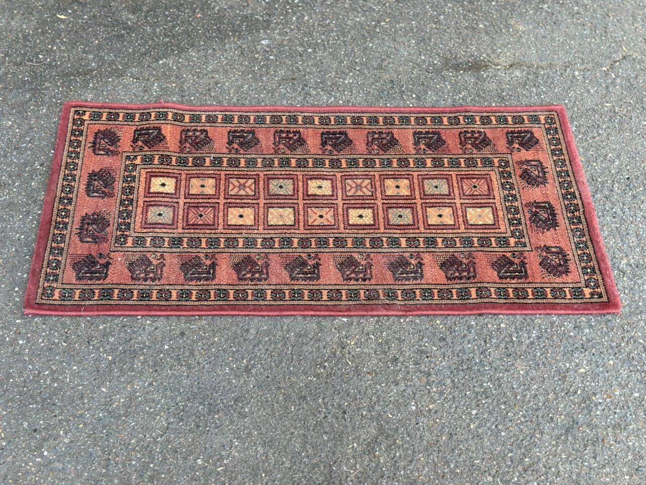 2 Persian rugs for bedside 100% pure virgin wool Saint-Maclou
