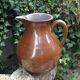Pitcher brown glazed ceramic ball 60/70 years