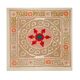 Tapis turc vintage noué à la main 133x136 cm