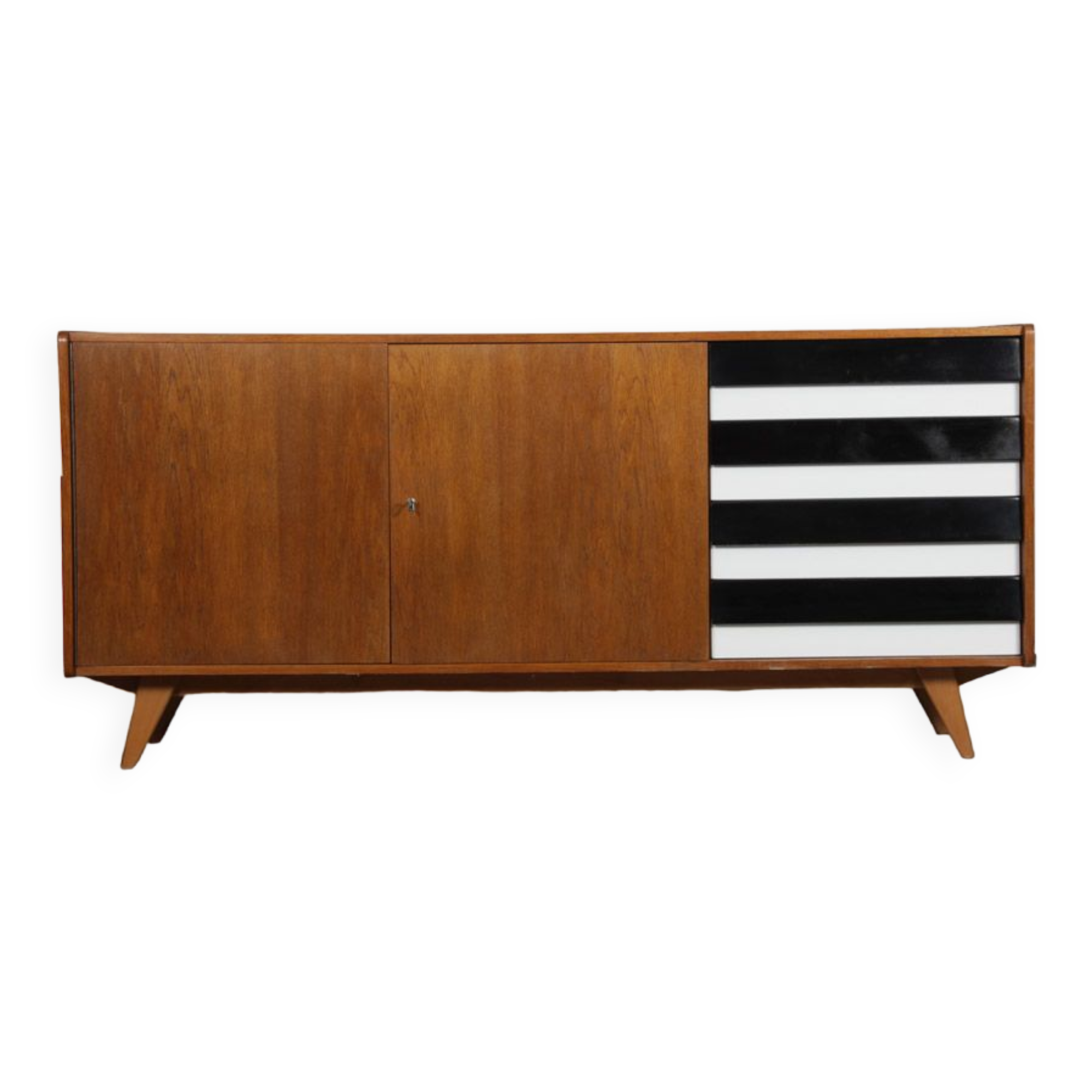 Oak enfilade by jiri jiroutek, model u-460, 1960