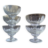 5 dessert or fruit or ice cream cups