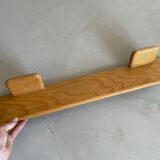Wooden wall shelf