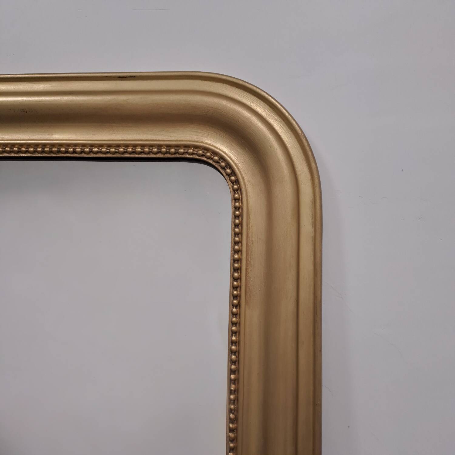 Louis Philippe mirror 105 x 77 cm old gilded