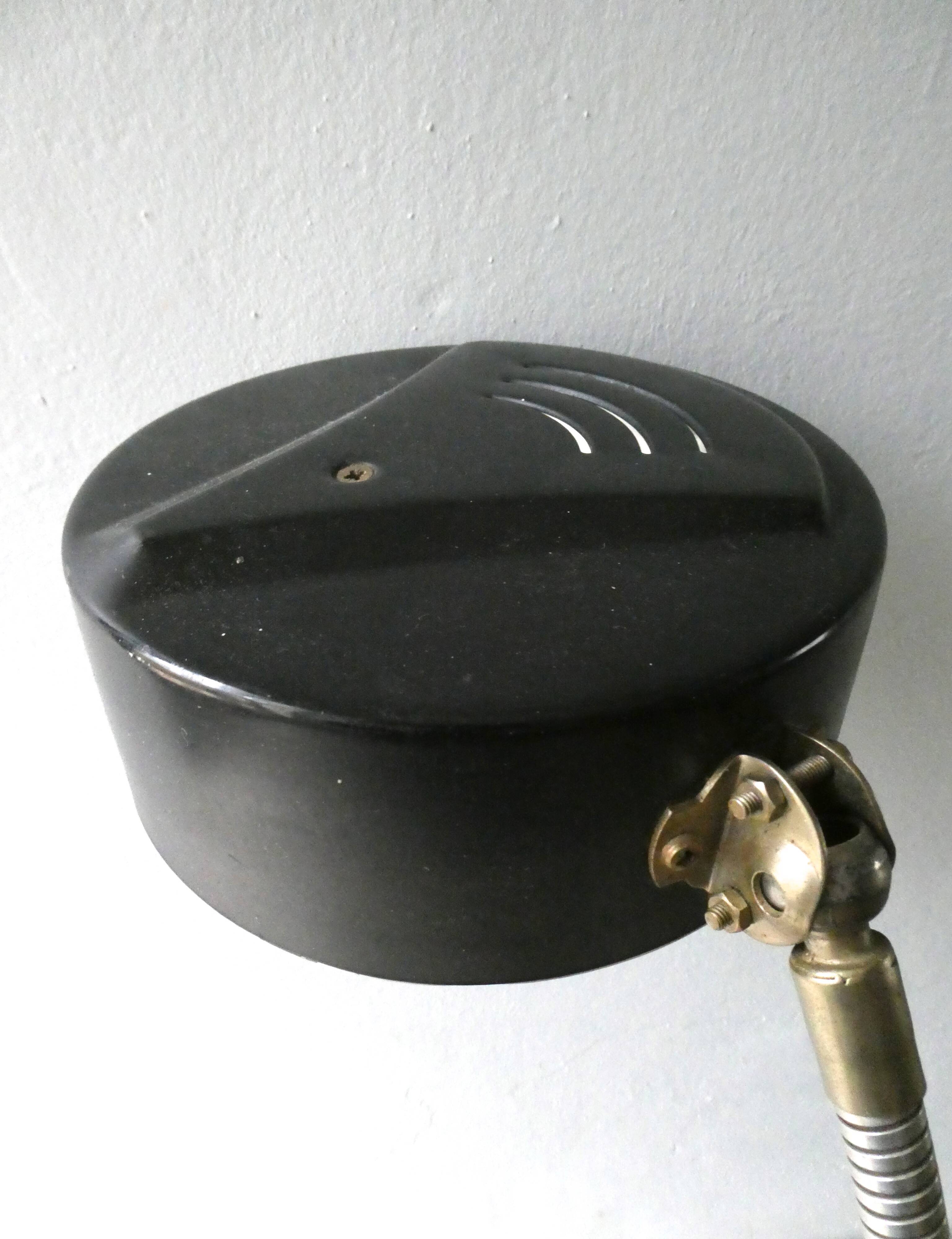 Lamp 50 years Bauhaus, metal desk,