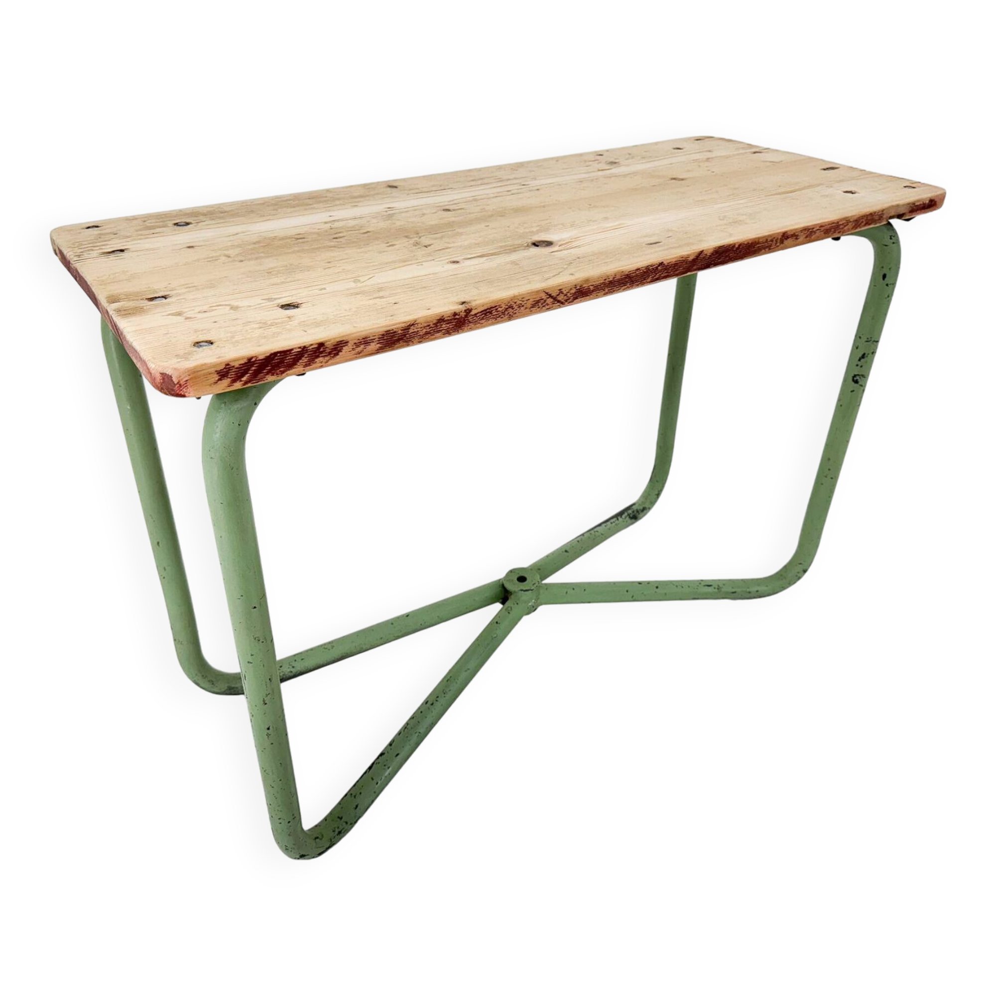 Vintage industrial console table or side table, czechoslovakia