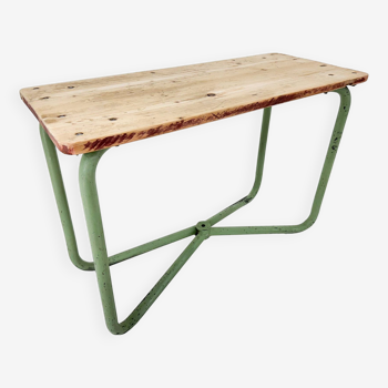 Vintage industrial console table or side table, czechoslovakia