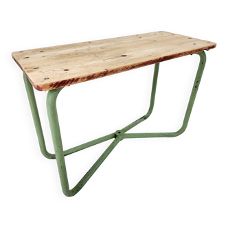 Vintage industrial console table or side table, czechoslovakia