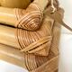 Vintage bamboo table lamp