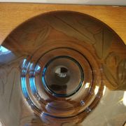Coupe en verre art déco signée N Collet France