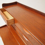 vintage danish teak chest of drawers bureau