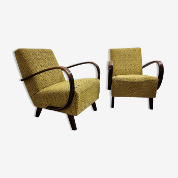 Pair of armchairs by Jindrich Halabala