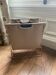 Vintage velvet magazine rack