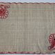 Set of 12 vintage rectangular placemats from the 1980s, like new in vegetable fibers