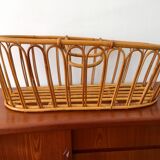 Vintage wicker bassinet  50