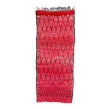 Red Boujad Moroccan rug - 95 x 235 cm