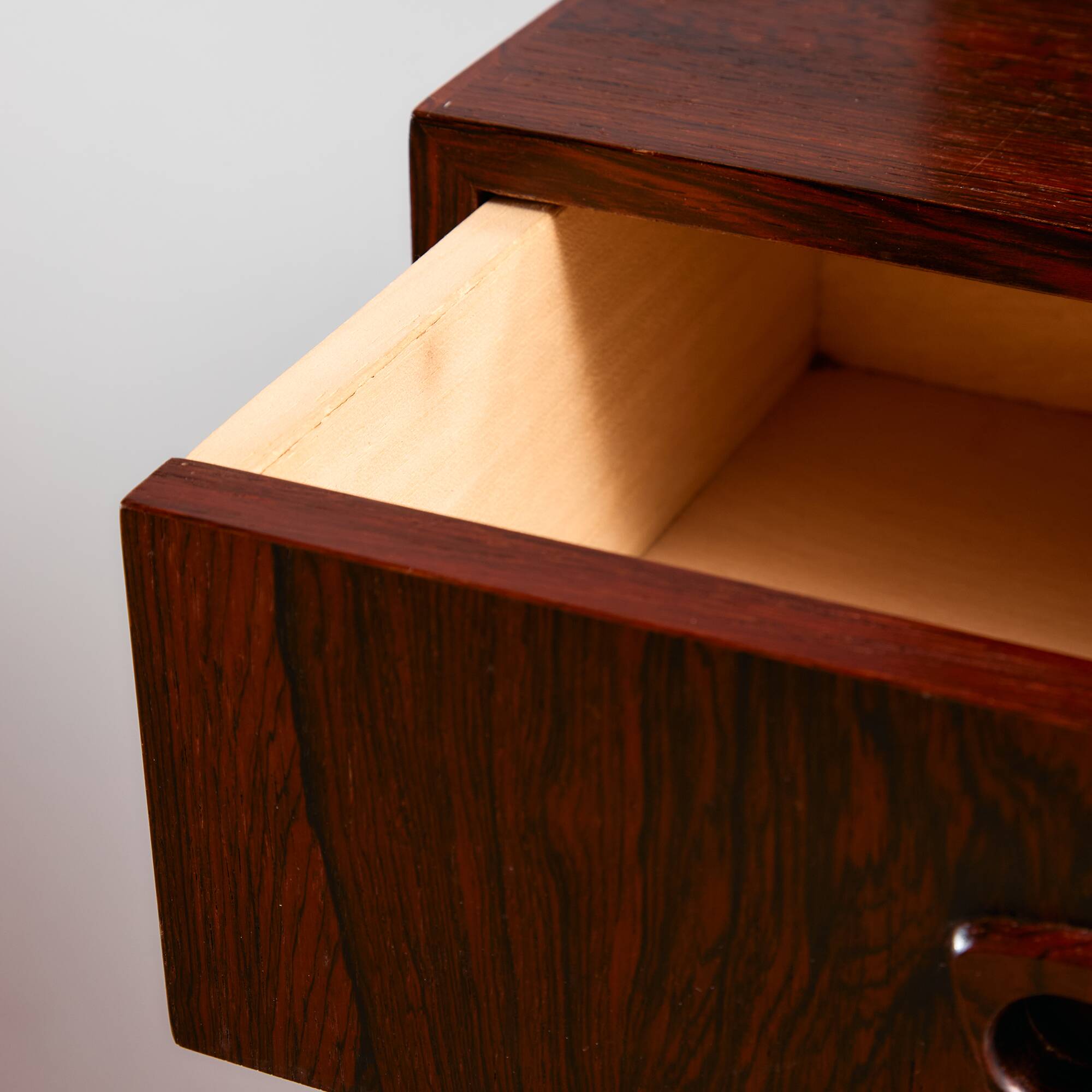 Rosewood framed mirror, Set of 2