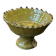 Serrated cup on tamegroute stand - yellow