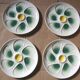 4 assiettes à huîtres 24 cm salins