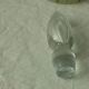 Lightly enameled granite glass carafe late 19th century