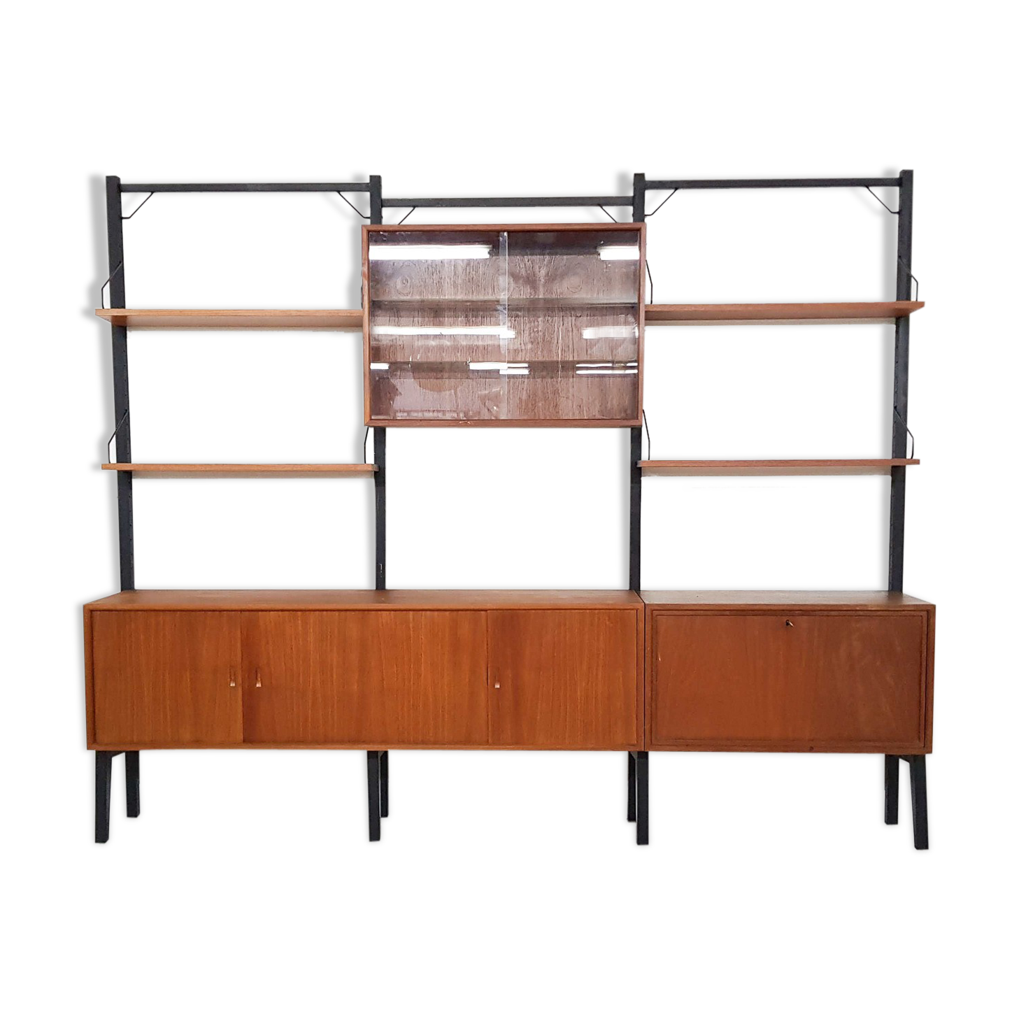 Bibliothèque de Poul Cadovius pour Royal System, Danemark années 1950