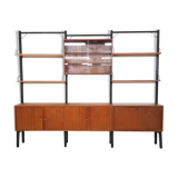 Poul Cadovius for Royal System free standing teak wall unit, Denmark 1950