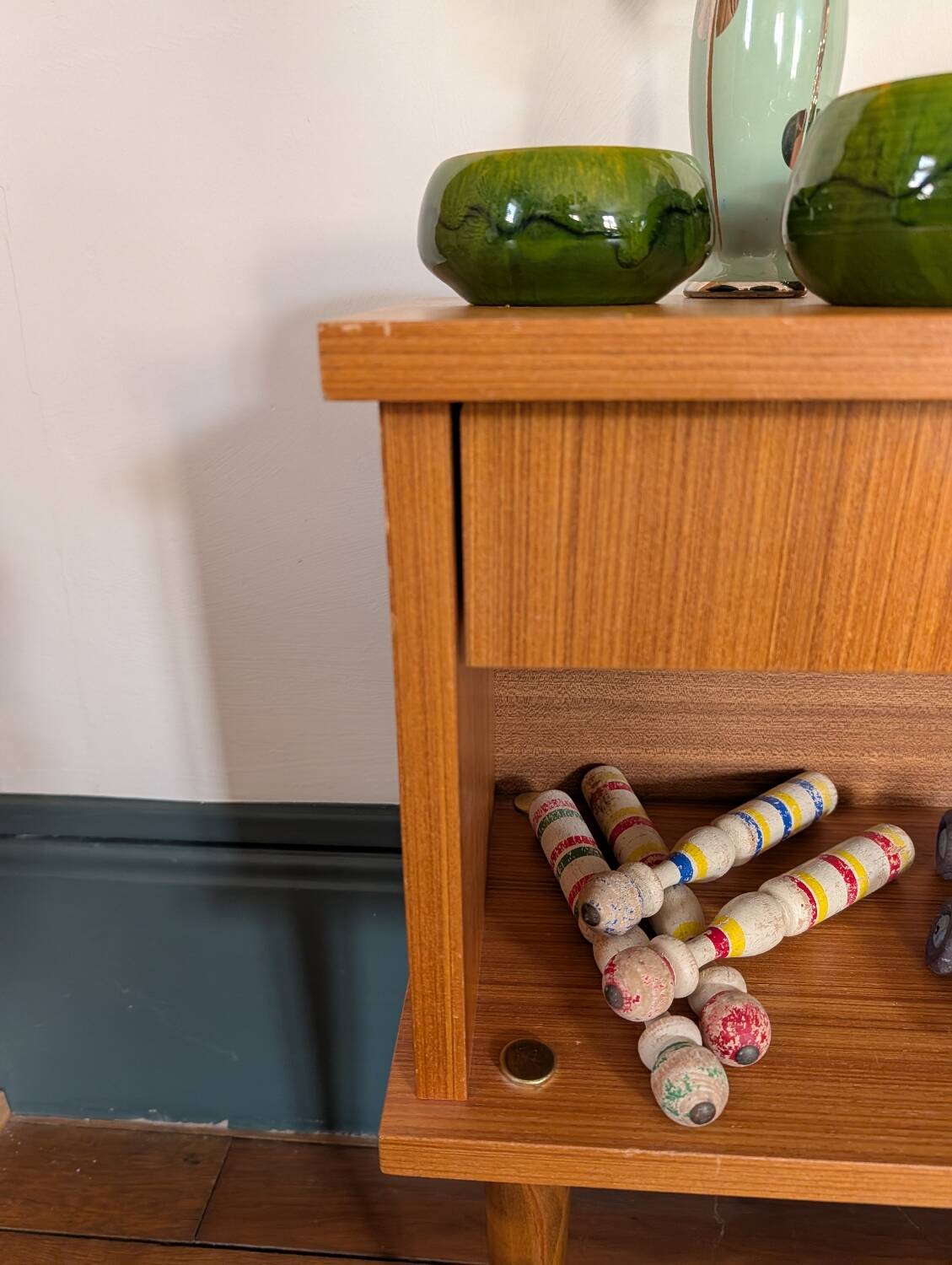 70s Scandi Icon: Architectural & Functional Nightstand