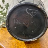 Black accolay vase