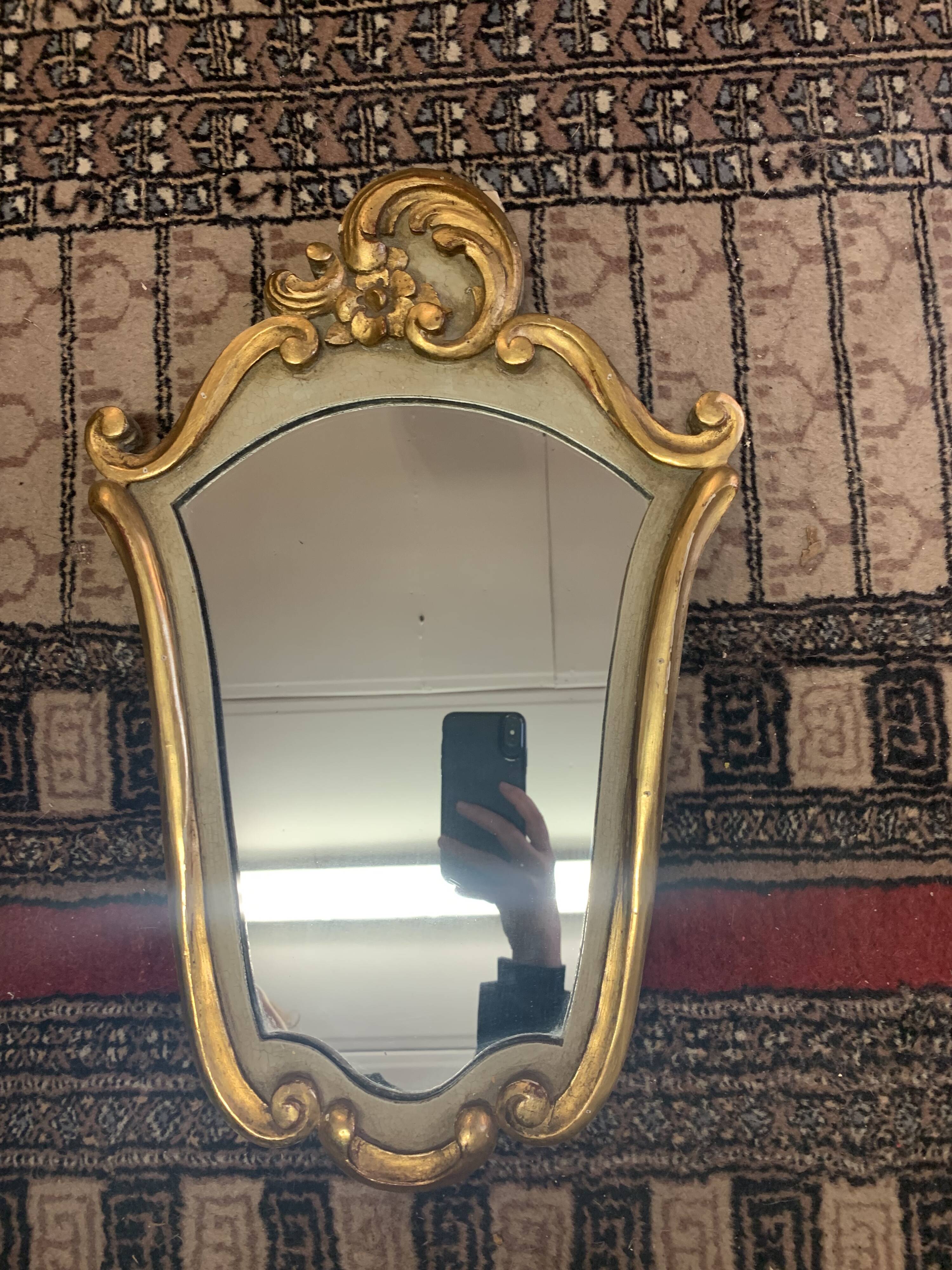 Gilded mirror in Louis XVI style