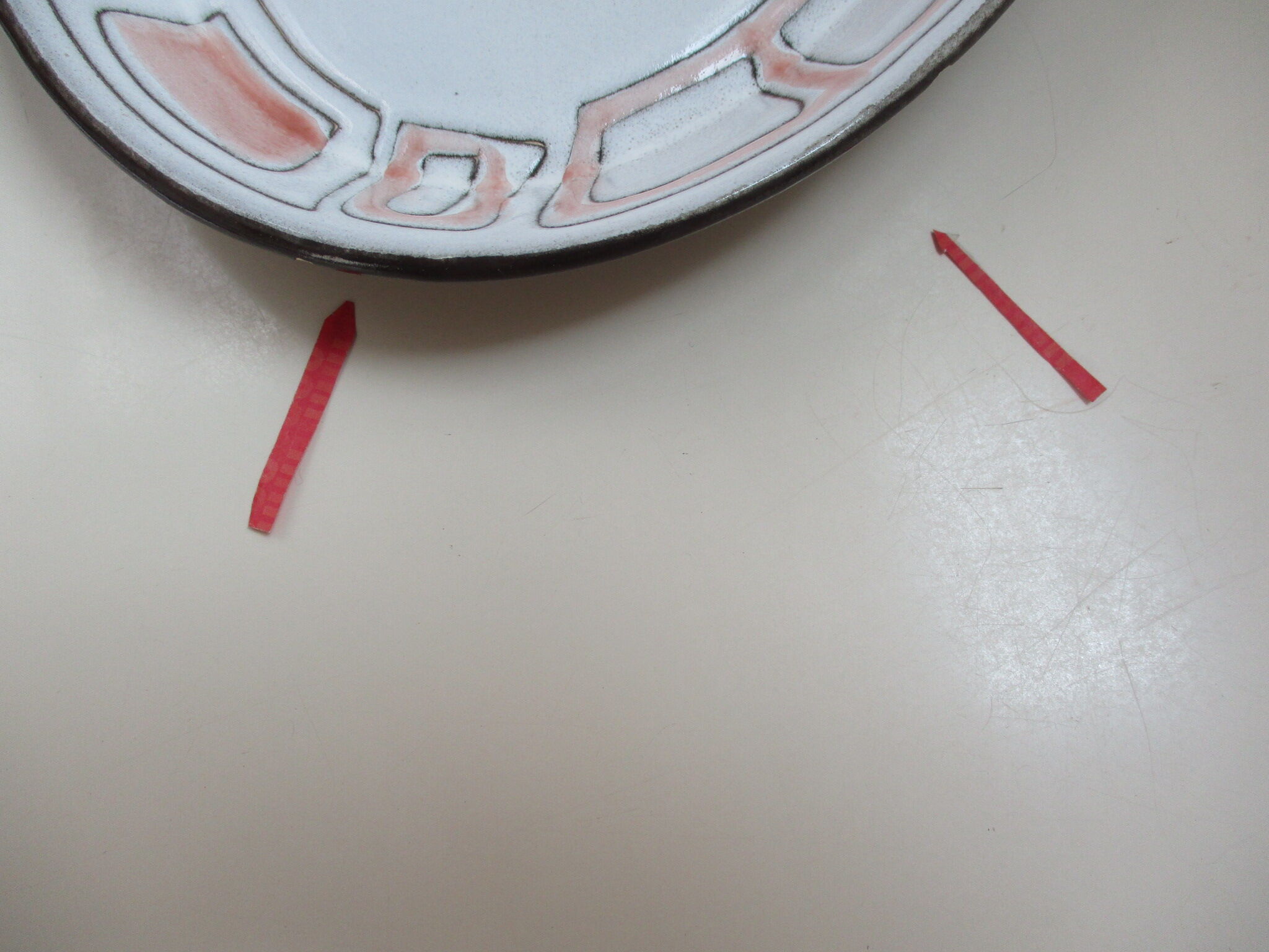 Oval serving dish in niderviller stoneware.vintage mesh model