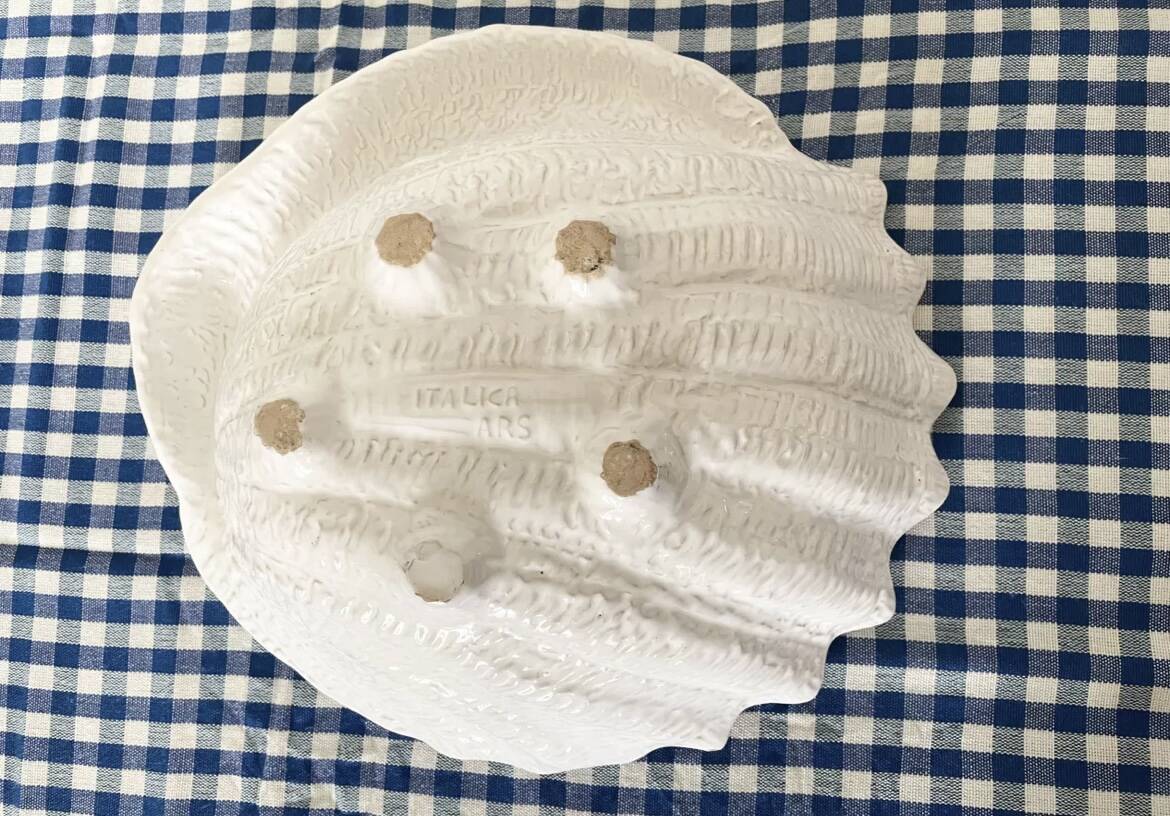Shell bowl Italian art