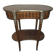 Kidney-shaped side table in Louis XVI style with marquetry.