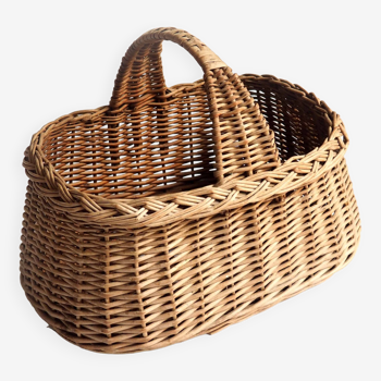 Panier rotin ancien