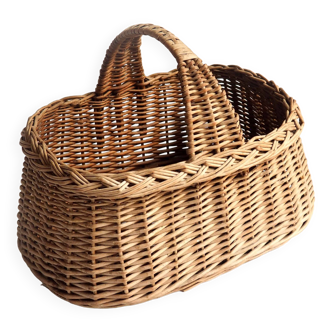 Panier rotin ancien