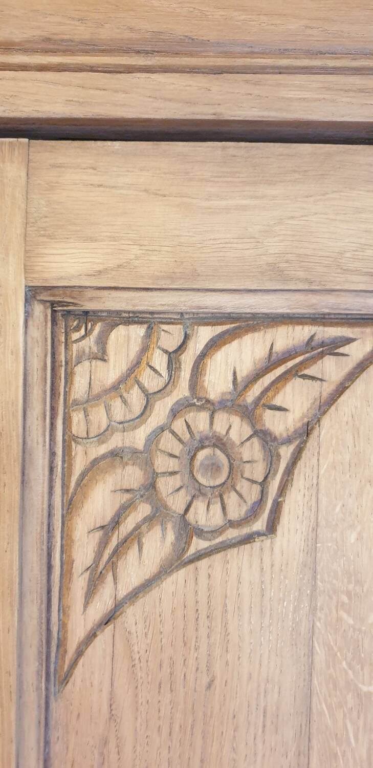 Parisian solid oak wardrobe