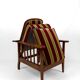 Chaise longue Morris, Arts & Crafts, Royaume-Uni, circa 1900