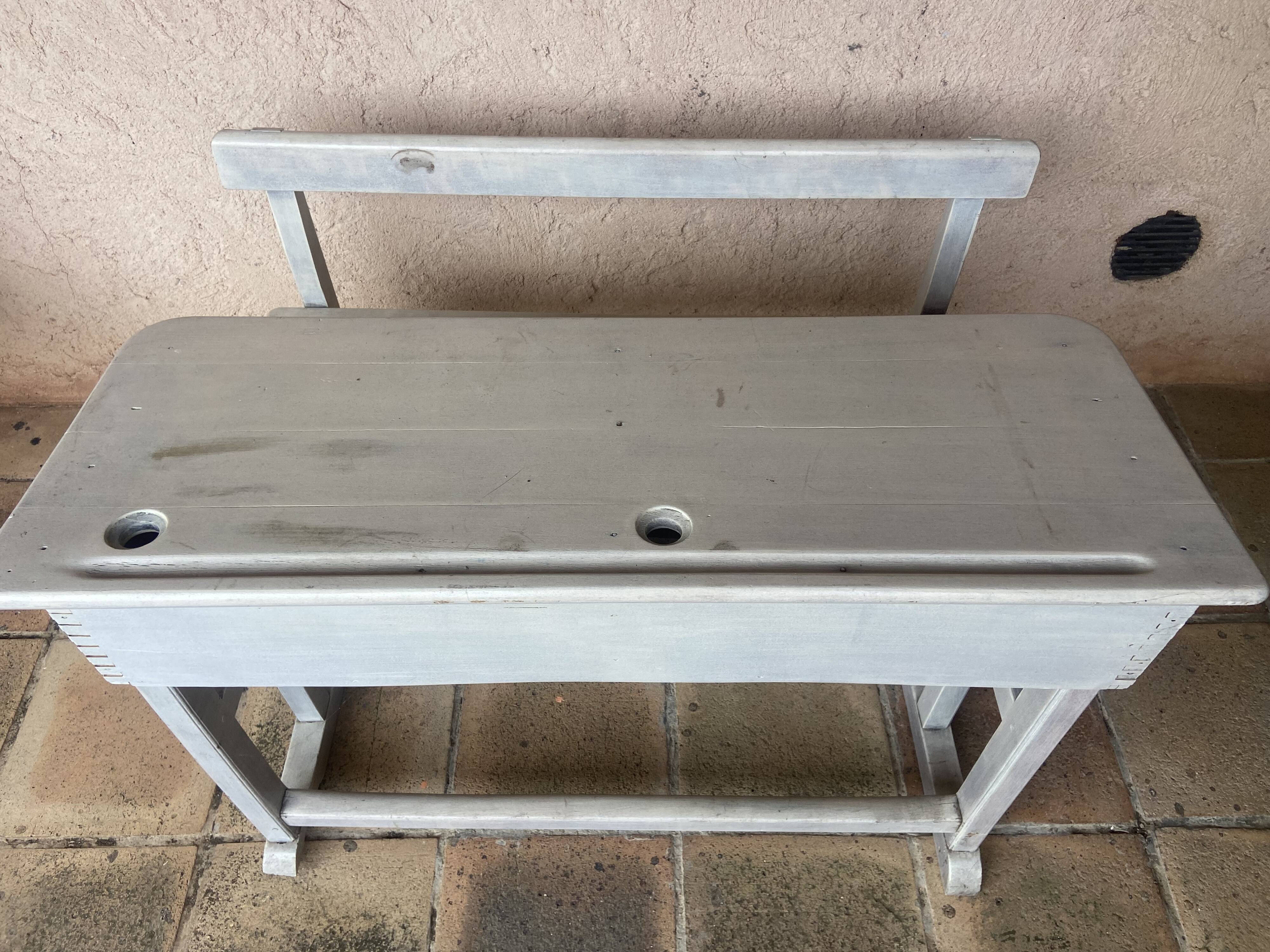 Double school desk