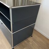 Commode USM Haller en Gris Anthracite
