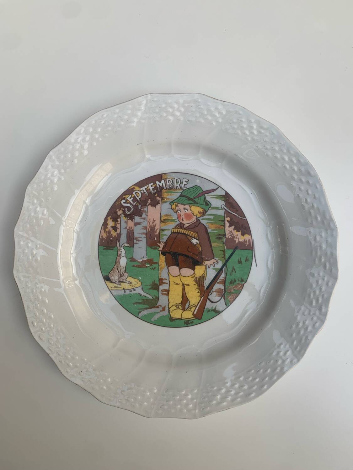 Series 12 months of the year and its dish Moulins des loups Hamage