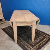 Vintage farmhouse coffee table with flap