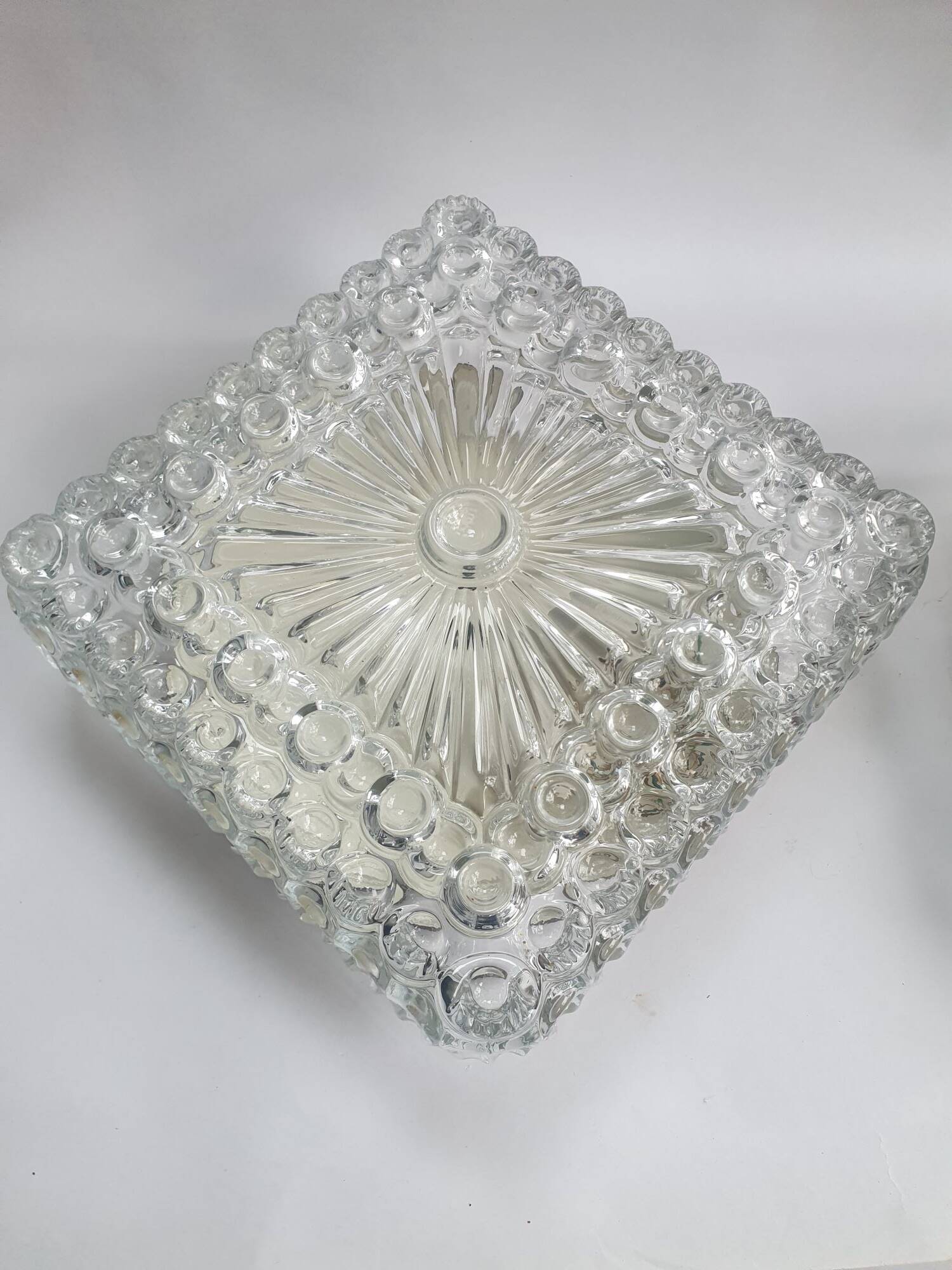Pair of vintage 70s ceiling or wall lights
