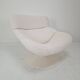 Restored Artifort F518 Lounge Chair by Geoffrey Harcourt in Bouclé Fabric,