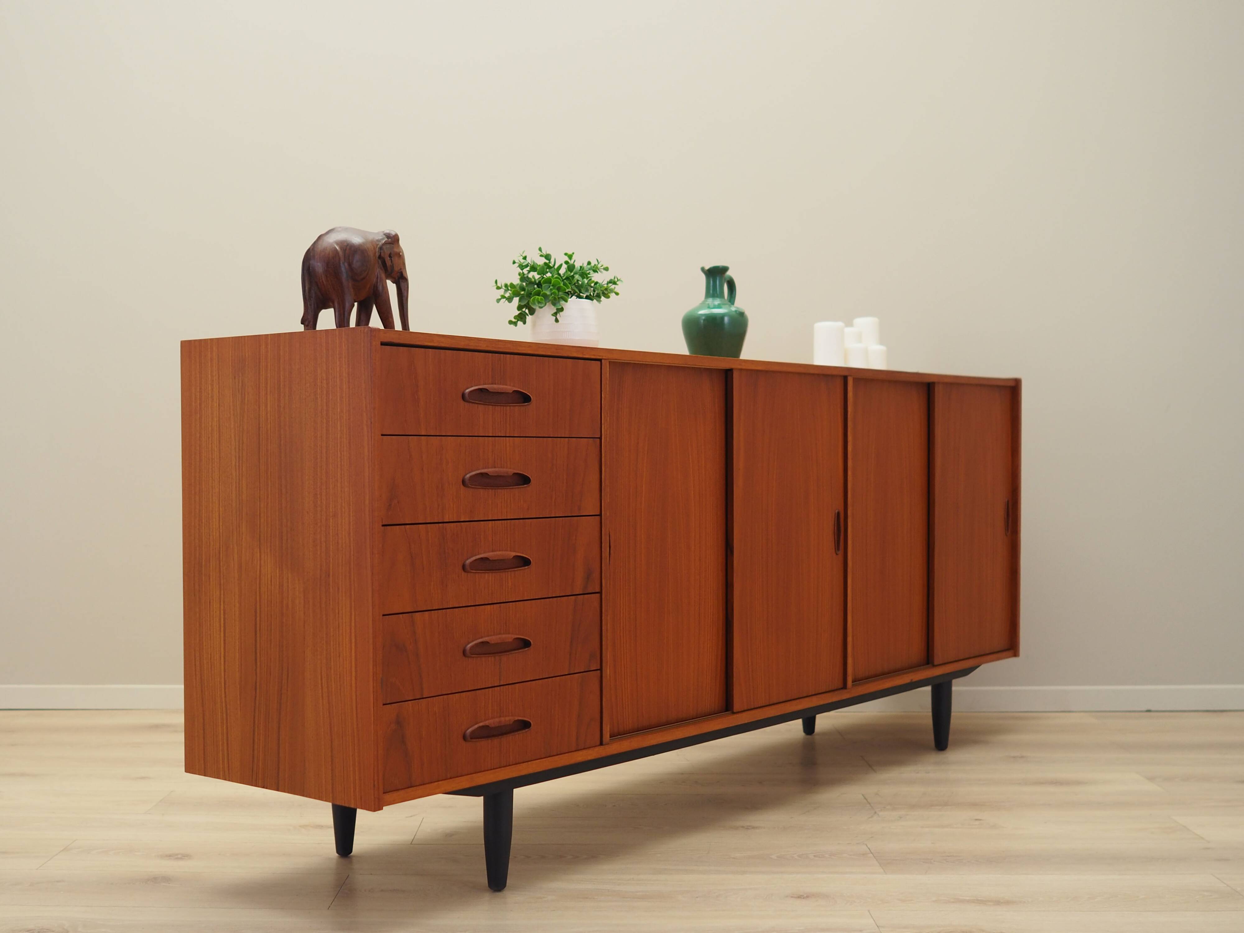 Teak sideboard, Danish design, 1960s, production: Denmark