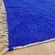 Handmade blue wool Berber rug 200cmx300cm